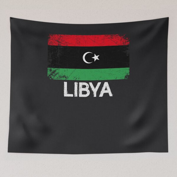 Item preview, Libyan Flag Design | Vintage Made In Libya Gift designed and sold by melsens.