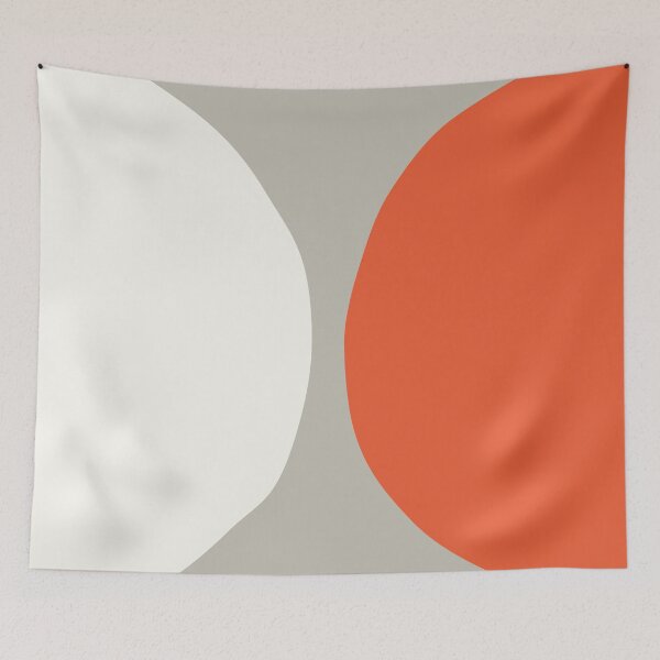 Item preview, Mid Century Modern Minimal Vintage Pattern Scandinavian inspired Colorfield Geometric Abstract Art Poster designed and sold by pollylopsicle.