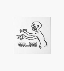 Grr Argh, Monster, Buffy the Vampire Slayer, Mutant Enemy, 90s, BTVS, Zombie, Joss Whedon, Angel, Buffering, Pop Culture, Zombie Art Board