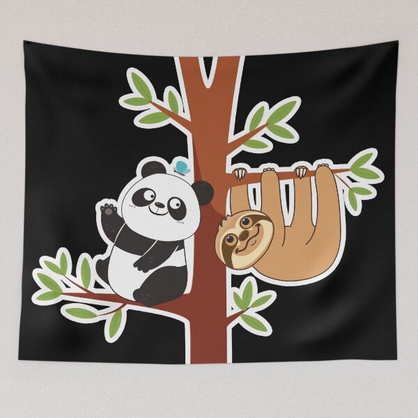 Item preview, Cute Sloth Panda! designed and sold by plushism.