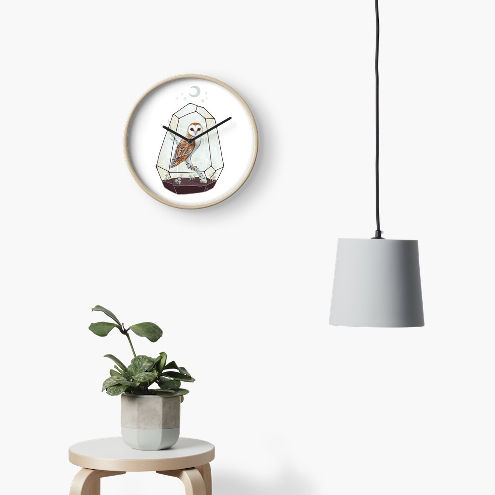 Barn Owl Clock