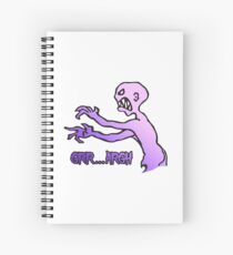 Grr Argh, Monster, Buffy the Vampire Slayer, Mutant Enemy, 90s, BTVS, Zombie, Joss Whedon, Angel, Buffering, Pop Culture, Zombie Spiral Notebook
