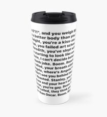 Michael Scott's Boom Roasted Speech Travel Mug