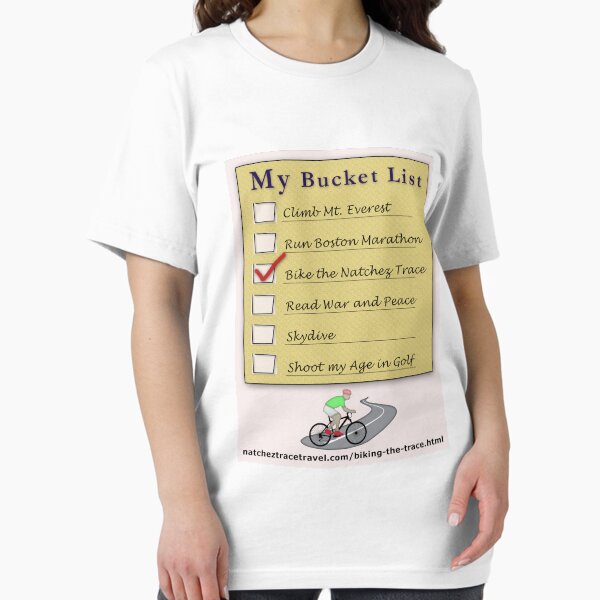 Bicycle the Natchez Trace Bucket List Essential T-Shirt