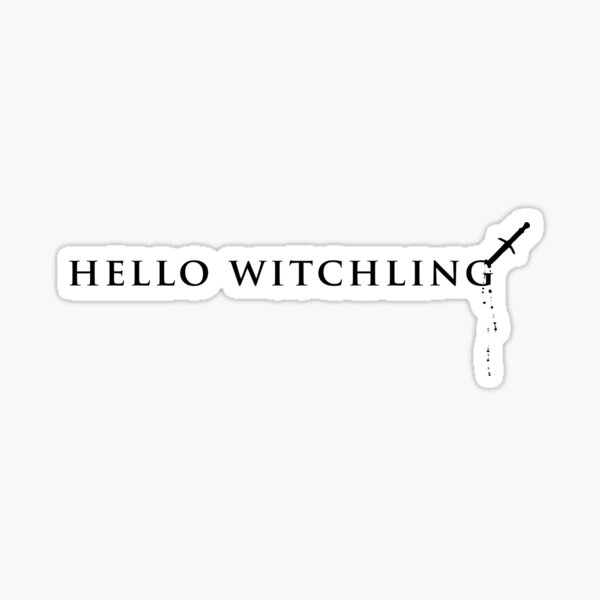 Hello Witchling Sticker