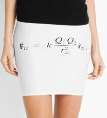 #Physics #CoulombsLaw #Coulomb #formula #physicsformula #Law #text #illustration #art #vector #design #whitecolor #colorimage #backgrounds #typescript #inarow #separation #cutout #square Mini Skirt