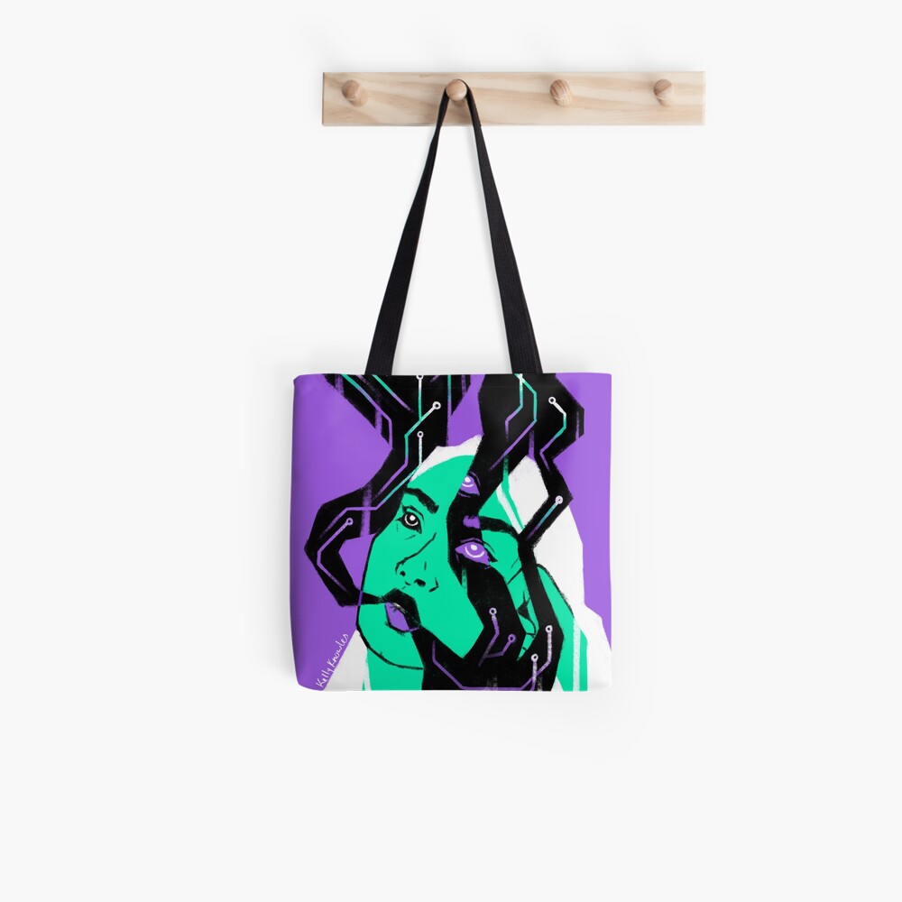 Glitch Witch Tote Bag