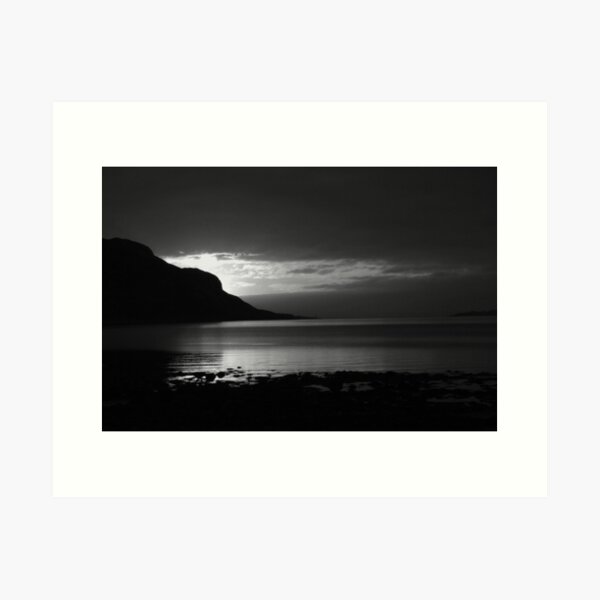 Item preview, holy isle on black and white  designed and sold by thebigidea photography.