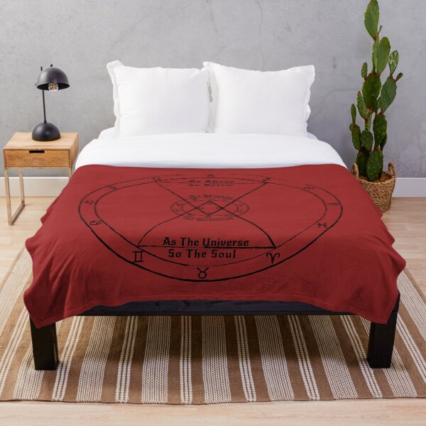 As Above So Below Throw Blanket
