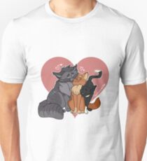 Krieger Katzen: Greystripe, Firestar und Rabenpfote Unisex T-Shirt