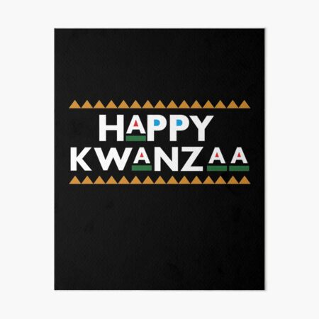  Ambesonne Ethnic Tapestry, Happy Kwanzaa Calligraphic