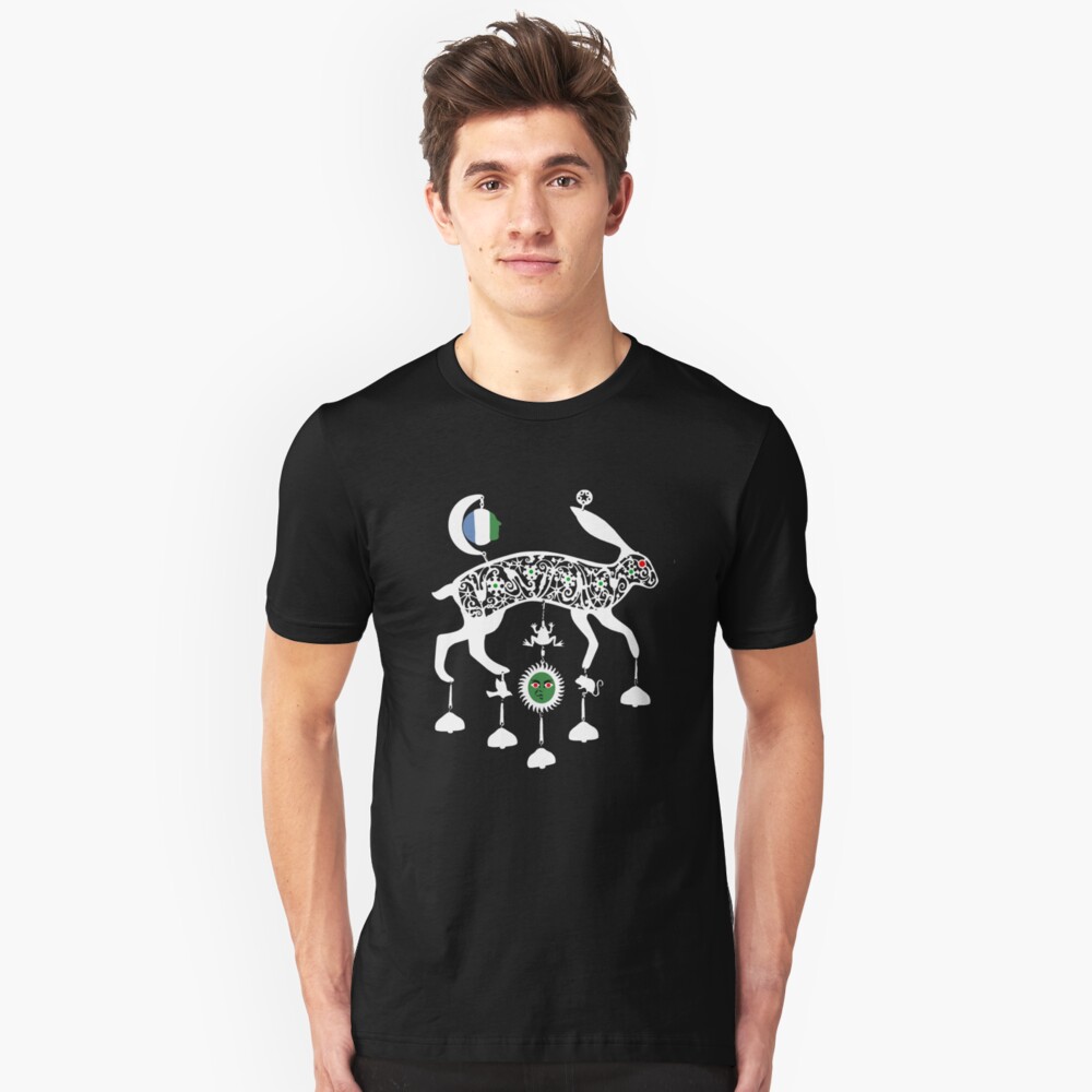 The jewelled hare from Masquerade Slim Fit T-Shirt