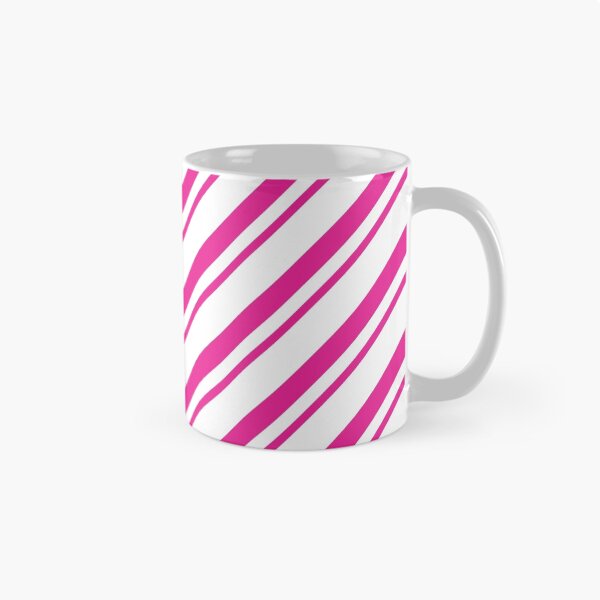 Aperçu de l'œuvre HotPink Thin Diagonal Stripes créée et vendue par ImageNugget.