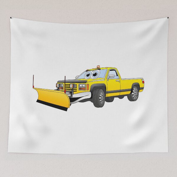 Aperçu de l'œuvre Jaune Y Pick-up Camion de chasse-neige de camion créée et vendue par Scott Hayes.
