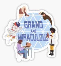 A Grand and Miraculous Spaceship Sticker