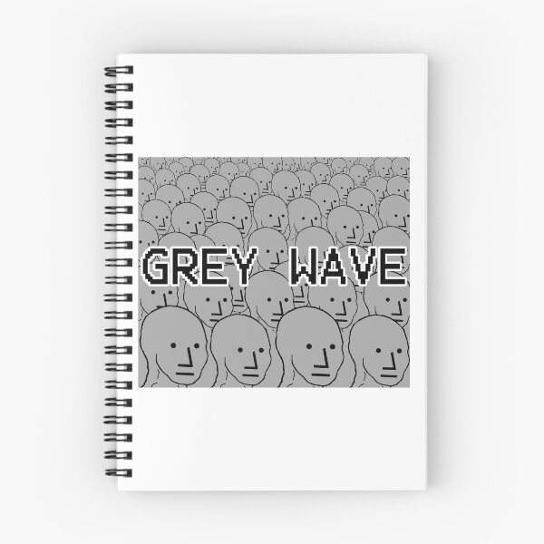 Item preview, NPC Crowd - Grey Wave Variant #1 - Wojak designed and sold by RebarForOwt.