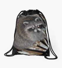 Raccoon Drawstring Bag