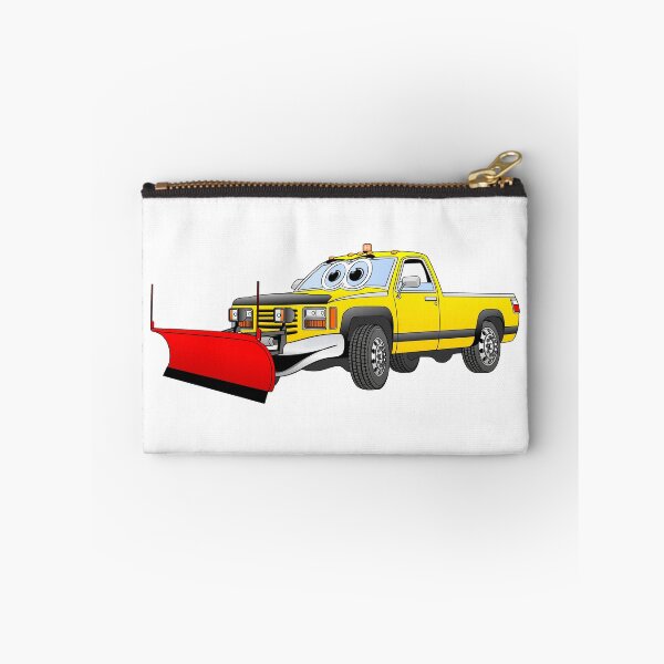 Item preview, Yellow R Pick Up Truck Snow Plow Cartoon designed and sold by Scott Hayes.