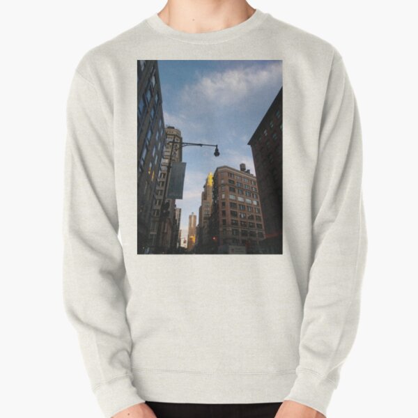 #sky, #architecture, #business, #city, #outdoors, #technology, #modern, #vertical, #colorimage, #NewYorkCity, #USA, #americanculture Pullover Sweatshirt