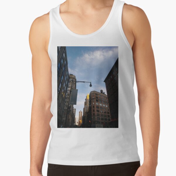 #sky, #architecture, #business, #city, #outdoors, #technology, #modern, #vertical, #colorimage, #NewYorkCity, #USA, #americanculture Tank Top