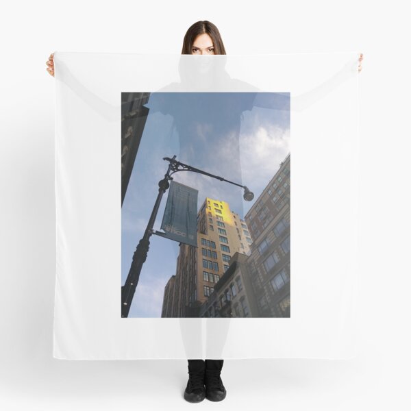#sky, #architecture, #business, #city, #outdoors, #technology, #modern, #vertical, #colorimage, #NewYorkCity, #USA, #americanculture Scarf