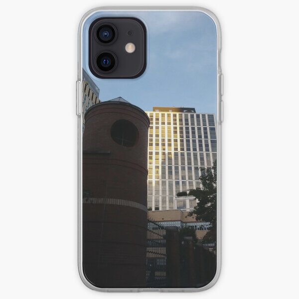 #sky, #architecture, #business, #city, #outdoors, #technology, #modern, #vertical, #colorimage, #NewYorkCity, #USA, #americanculture iPhone Soft Case