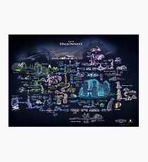 Hollow Knight Map Hollownest Photographic Print
