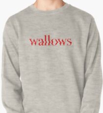 wallows red logo Pullover Sweatshirt
