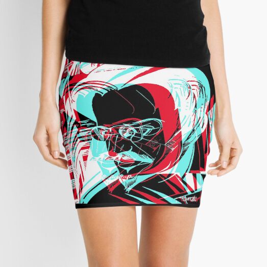 Findigo "Trotsky" 3D communism motif T-shirt Mini Skirt