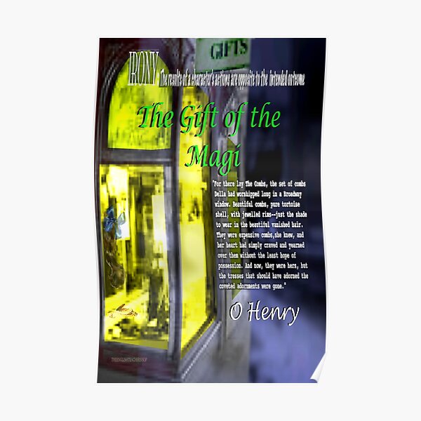 "The Gift of the Magi Irony" Poster by KayeDreamsART Redbubble