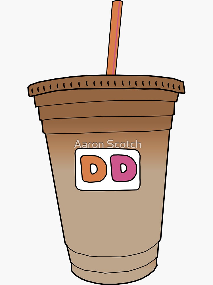 iced coffee Sticker for Sale by ahp00