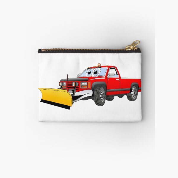 Item preview, Red Y Pick Up Truck Snow Plow Cartoon designed and sold by Scott Hayes.