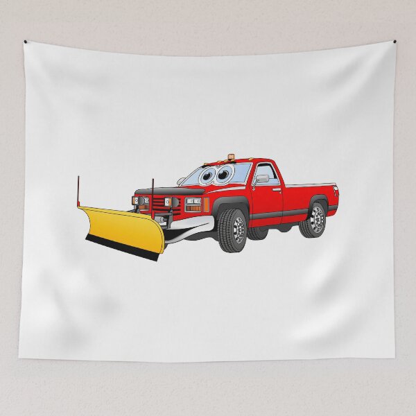 Aperçu de l'œuvre Red Y Pick Up Camion de chasse-neige de camion créée et vendue par Scott Hayes.