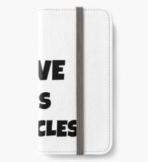 I Love His Muscles Funny Gift Idea iPhone Wallet/Case/Skin
