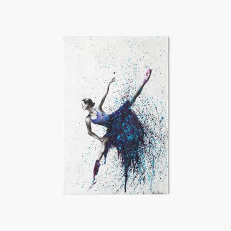 Grape Ballet Dance Art Board Print
