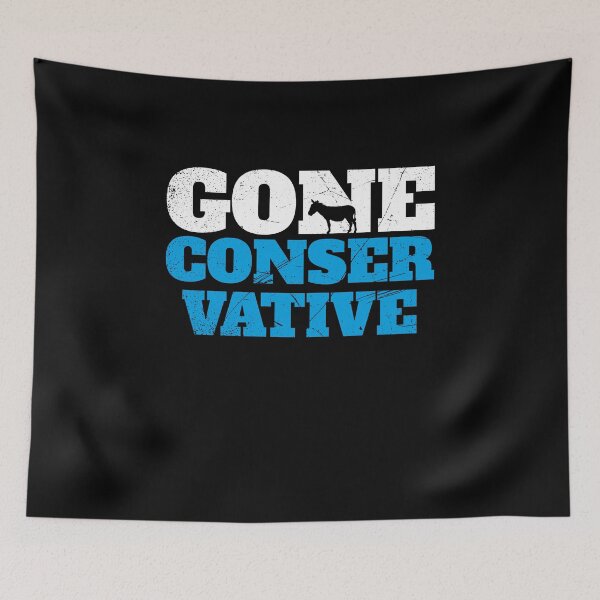 Item preview, Gone Conservative (v1) designed and sold by BlueRockDesigns.