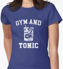 Gym and Tonic (sunny) Women's Fitted T-Shirt