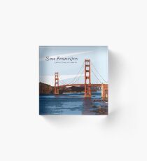 Golden Gate Bridge San Francisco Acrylic Block