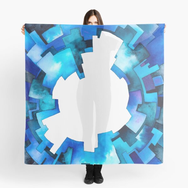 Fancy Blurry Life - Watercolor Painting Scarf
