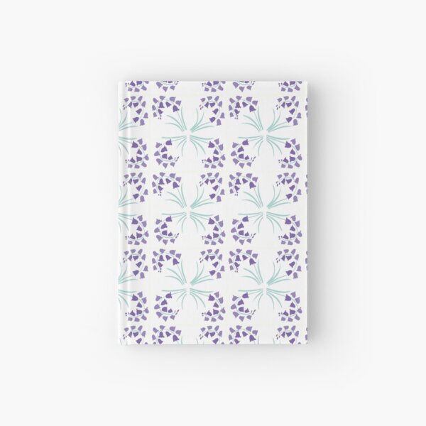 Bluebell pattern Hardcover Journal