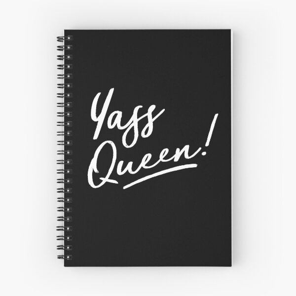 Item preview, Yass Queen - white script designed and sold by VonBraun.