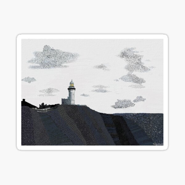 Cape Byron Light House, Byron Bay NSW- Tri Colour Sticker