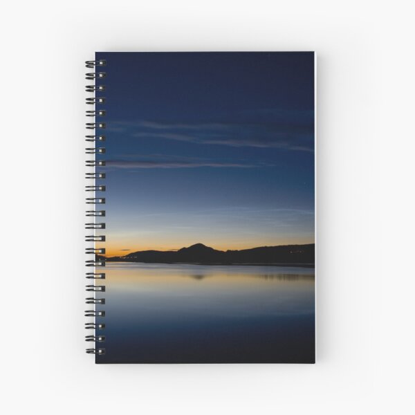 Noctilucient Clouds reflecting Spiral Notebook