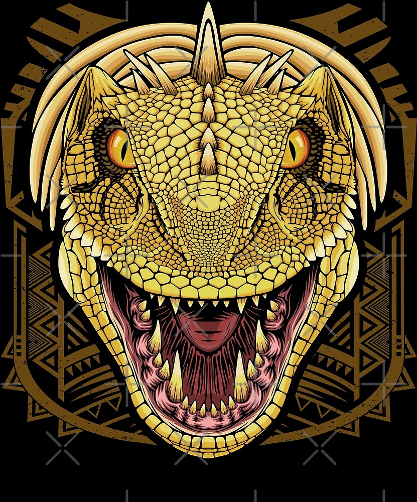 Great Jagras MHW By Dan Dee Redbubble   Flat,1000x1000,075,f.u7 