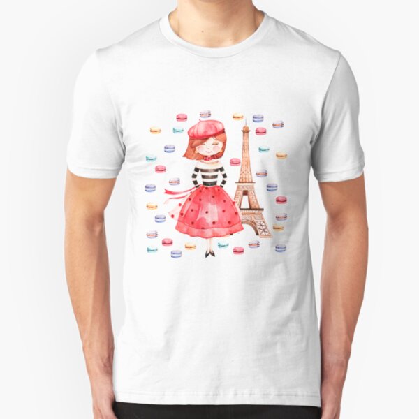 Paris Macarons Slim Fit T-Shirt