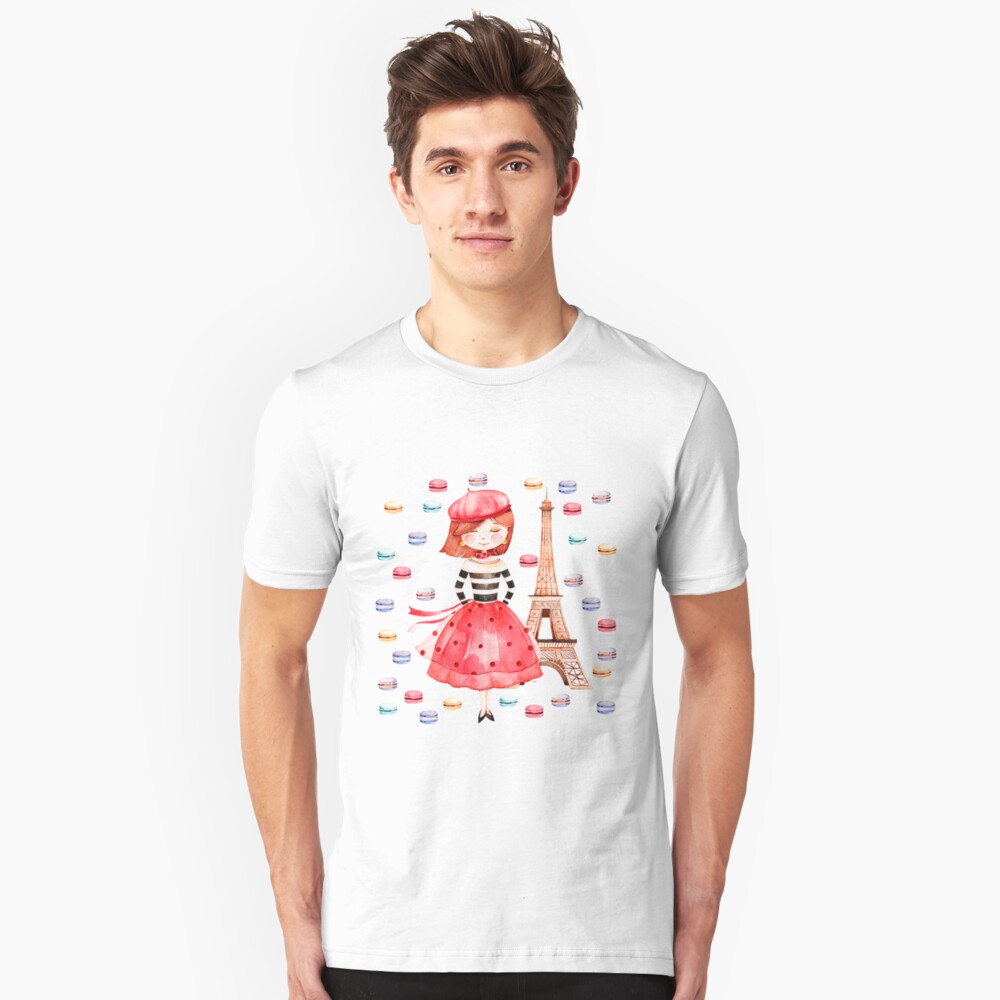 Paris Macarons Slim Fit T-Shirt