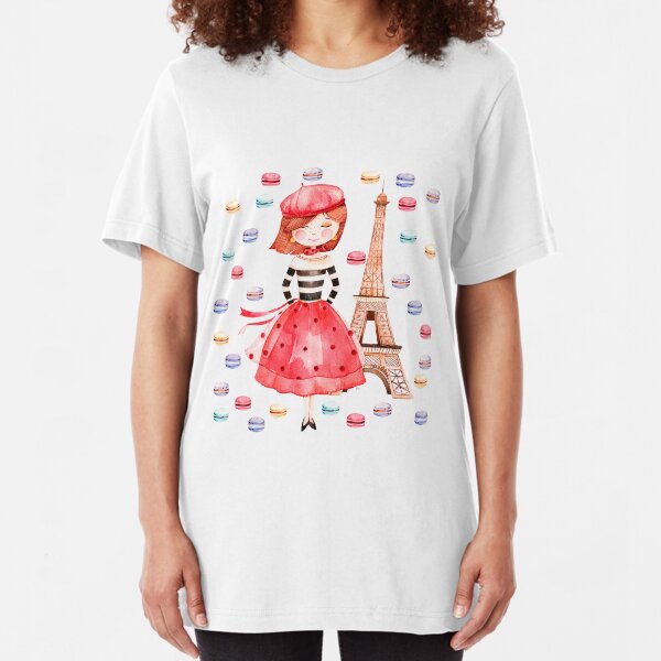 Paris Macarons Slim Fit T-Shirt