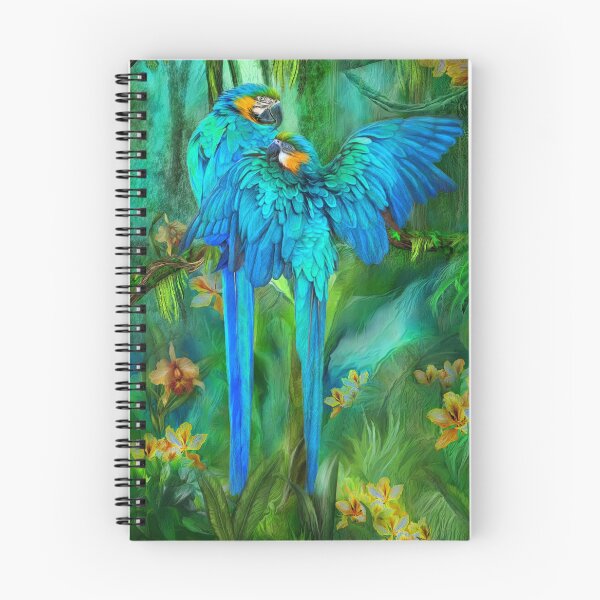 Item preview, Tropic Spirits - Gold and Blue Macaws designed and sold by Carol  Cavalaris.