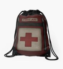 First Aid Kit Drawstring Bag