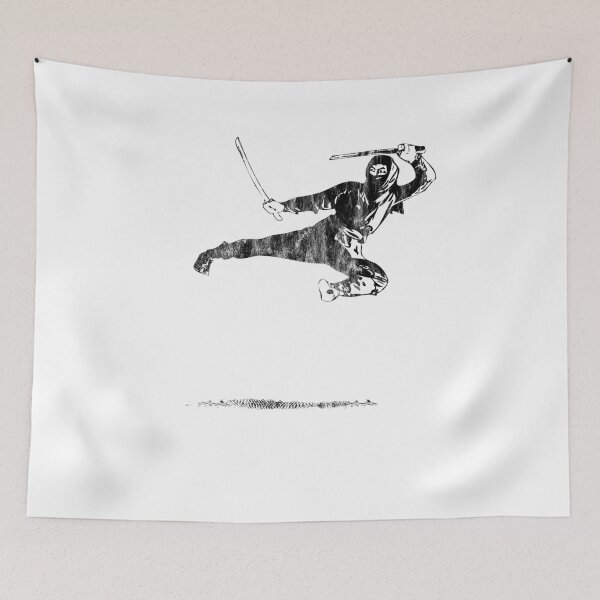 Item preview, Ninja Warrior Fighting Martial Arts Training Black designed and sold by KNUXX Shop.